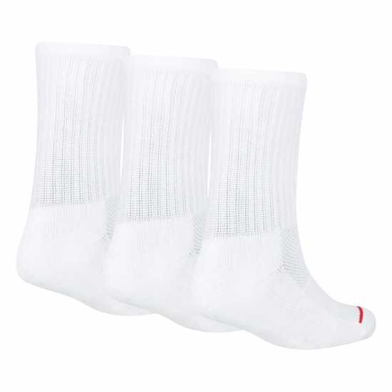 Детски чорапи Мъжки Чорапи С Ластик 3Бр. Air Jordan 3 Pack Crew Socks Juniors Бяло Мъжки Чорапи С Ластик 3Бр. Air Jordan 3 Pack Crew Socks Juniors Бяло Детски чорапи