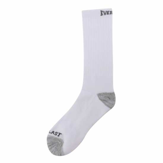 Мъжки чорапи Everlast 6Pk Crew Sock Mens Бял Висящ Everlast 6Pk Crew Sock Mens Бял Висящ Мъжки чорапи