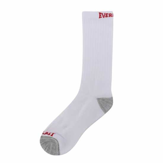 Мъжки чорапи Everlast 6Pk Crew Sock Mens Бял Висящ Everlast 6Pk Crew Sock Mens Бял Висящ Мъжки чорапи