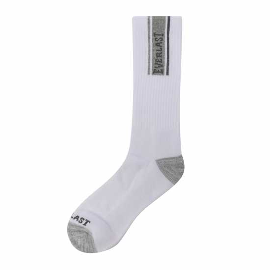 Мъжки чорапи Everlast 6Pk Crew Sock Mens Бял Висящ Everlast 6Pk Crew Sock Mens Бял Висящ Мъжки чорапи