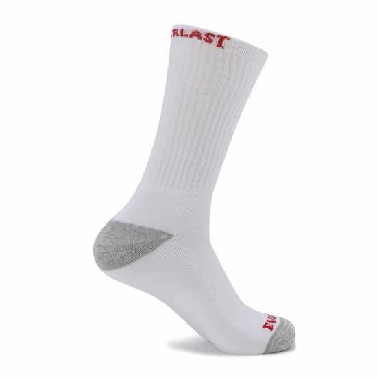 Мъжки чорапи Everlast 6Pk Crew Sock Mens Бяла чанта Everlast 6Pk Crew Sock Mens Бяла чанта Мъжки чорапи