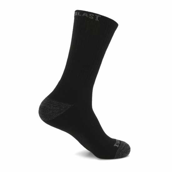 Everlast 6Pk Crew Sock Mens Black Bag Мъжки чорапи