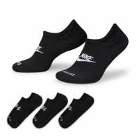 Nike Plus Cushioned  Footie 3Pk Socks