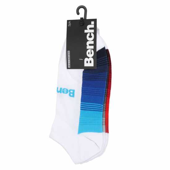 Bench Mens 3Pk Lennox Trainer Liner Sn34  Мъжки чорапи