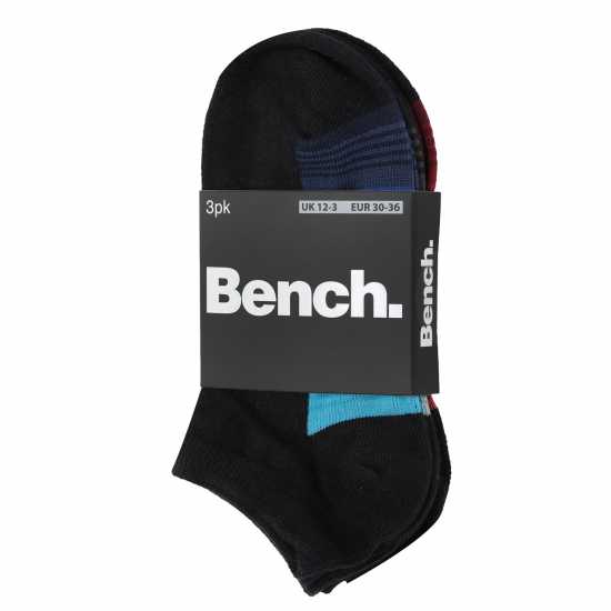 Bench 3Pk  Boys Trainer Liners Canball Jn34  Детски чорапи