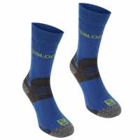 Salomon Midweight 2 Pack Mens Walking Socks Navy Мъжки чорапи
