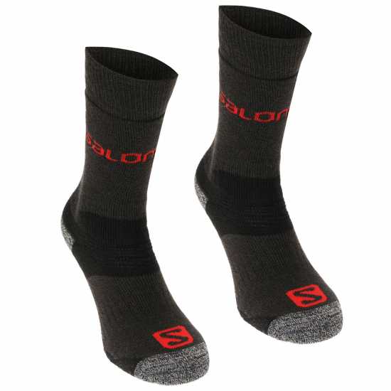 Salomon Heavyweight 2 Pack Walking Socks Mens  - Мъжки чорапи