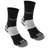 Salomon Heavyweight 2 Pack Walking Socks Mens Brown/Red Мъжки чорапи