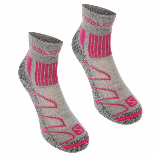Salomon Merino Low 2 Pack Ladies Walking Socks