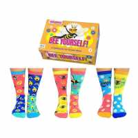 United Oddsocks Bee Yourself Queen Bee Sock Gift Set