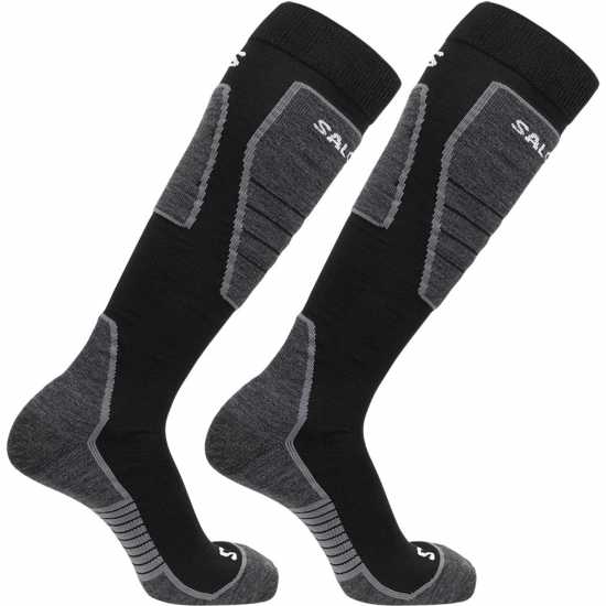 Salomon Aces 2 Pack Socks Mens Черно Salomon Aces 2 Pack Socks Mens Черно