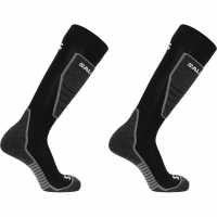 Salomon Aces 2 Pack Ski Socks Mens Черно