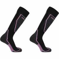 Salomon Access 2 Pack Ski Socks Womens Черно 