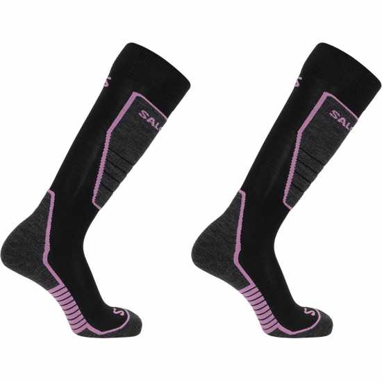 Salomon Access 2 Pack Ski Socks Womens Черно 