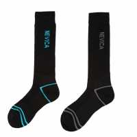 Nevica Raise 2Pk Socks Ladies Black Дамски чорапи