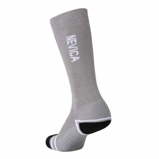 Nevica Raise 2Pk Socks Mens Light Grey Детски чорапи