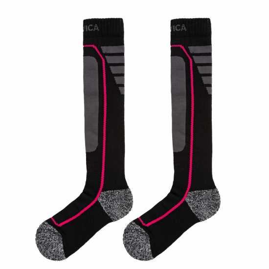 Nevica Meribel 2Pk Socks Ladies Black Дамски чорапи