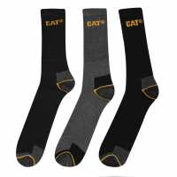 Caterpillar 3Бр. Опаковка Мъжки Чорапи Work Socks 3 Pack Mens Char/Blk/Navy Мъжки чорапи