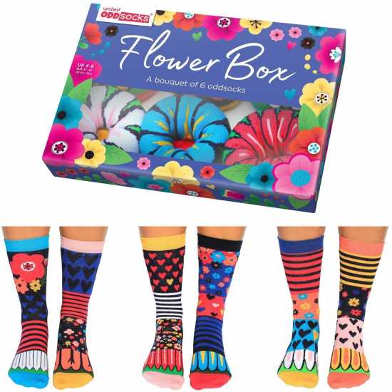 United Oddsocks Flower Box Sock Gift Set  Мъжки чорапи