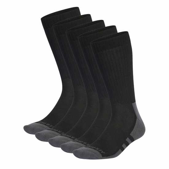 Adidas Aeroready Crew 6 Pack Socks Junior Черно/Сиво Детски чорапи