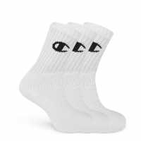 Champion 3Pk Crw Socks 99 Wht/Wht/Wht Мъжки чорапи