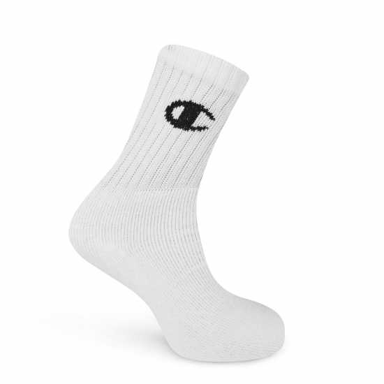 Champion 3Pk Crw Socks 99 Wht/Wht/Wht Мъжки чорапи