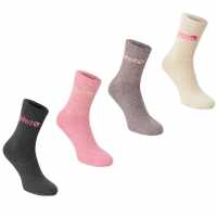 Gelert Туристически Чорапи 4 Чифта Walking Boot Sock 4 Pack Pink Мъжки чорапи