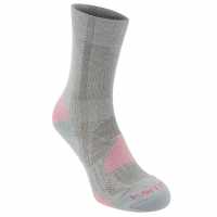 Karrimor Комплект Детски Туристическич Чорапи Walking Sock 2 Pack Junior Grey/Pink Детски чорапи
