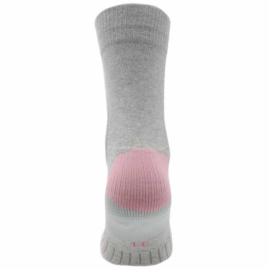 Karrimor 2 Pack Walking Sock Junior Сиво/Розово Детски чорапи