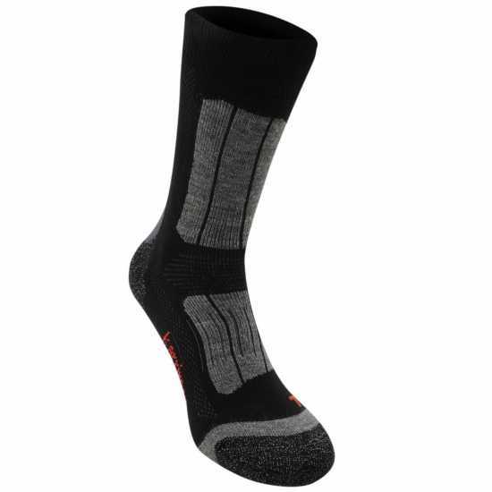 Детски Туристически Чорапи Karrimor 2Pk Trekking Socks Juniors Черно Детски чорапи