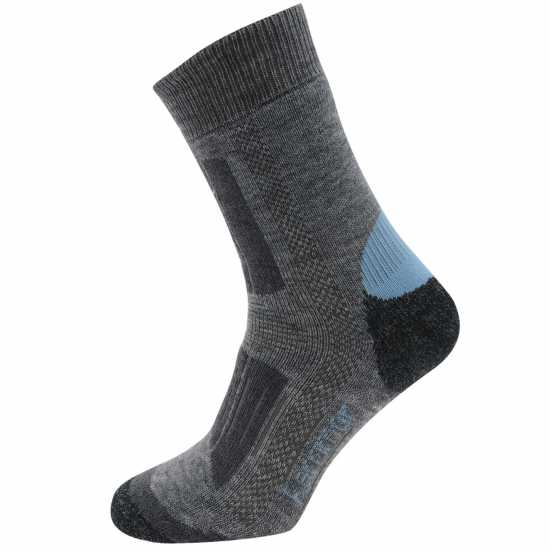 Детски чорапи Детски Туристически Чорапи Karrimor 2Pk Trekking Socks Juniors Сиво/Небе Детски Туристически Чорапи Karrimor 2Pk Trekking Socks Juniors Сиво/Небе Детски чорапи