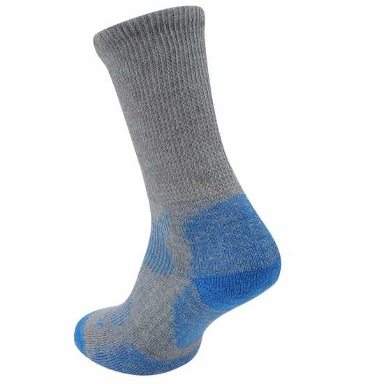 Дамски чорапи Karrimor Merino Fibre Lightweight Walking Socks Ladies Сиво/Синьо Karrimor Merino Fibre Lightweight Walking Socks Ladies Сиво/Синьо Дамски чорапи