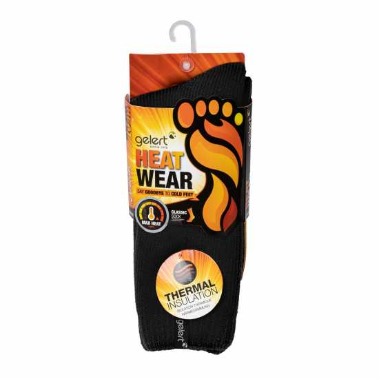 Gelert Heat Wear Socks Womens Черно Дамски чорапи