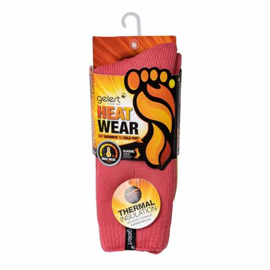Gelert Heat Wear Socks Womens Розово Дамски чорапи