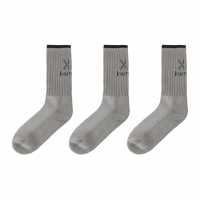 Karrimor Heavyweight Boot Sock 3 Pack Junior Grey Детски чорапи