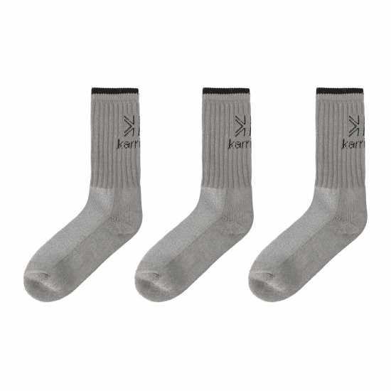 Детски чорапи Karrimor Heavyweight Boot Sock 3 Pack Junior Сиво Karrimor Heavyweight Boot Sock 3 Pack Junior Сиво Детски чорапи