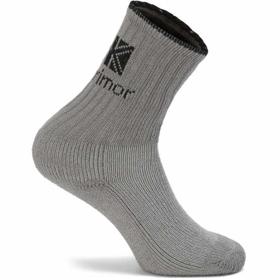 Детски чорапи Karrimor Heavyweight Boot Sock 3 Pack Junior Сиво Karrimor Heavyweight Boot Sock 3 Pack Junior Сиво Детски чорапи