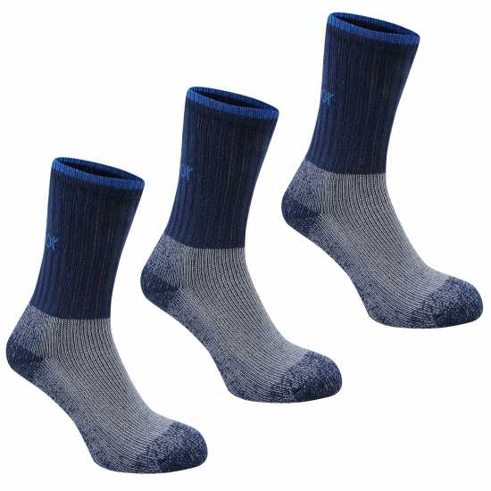 Karrimor Heavyweight Boot Sock 3 Pack Junior Navy Детски чорапи