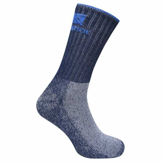 Karrimor Heavyweight Boot Sock 3 Pack Mens Морска синьо Мъжки чорапи