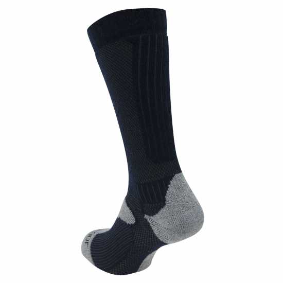 Мъжки Дебели Вълнени Чорапи Мерино Вълна Karrimor Merino Fibre Midweight Walking Socks Mens Navy/Grey Мъжки чорапи