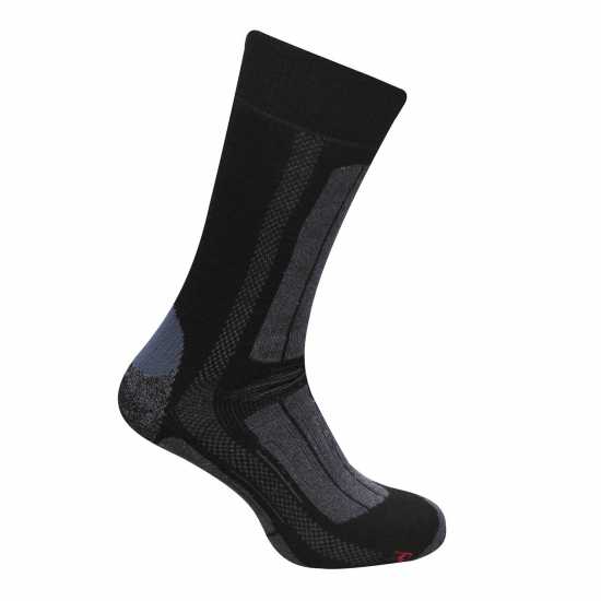 Karrimor 2 Pack Trekking Socks Mens Black Мъжки чорапи