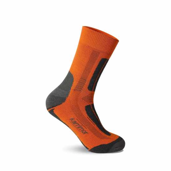 Karrimor 2 Pack Trekking Socks Mens Orange Мъжки чорапи