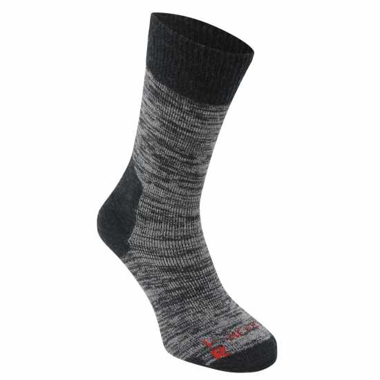 Мъжки Плътни Чорапи Вълнени Мерино Вълна Karrimor Merino Fibre Heavyweight Walking Socks Mens Charcoal Мъжки чорапи