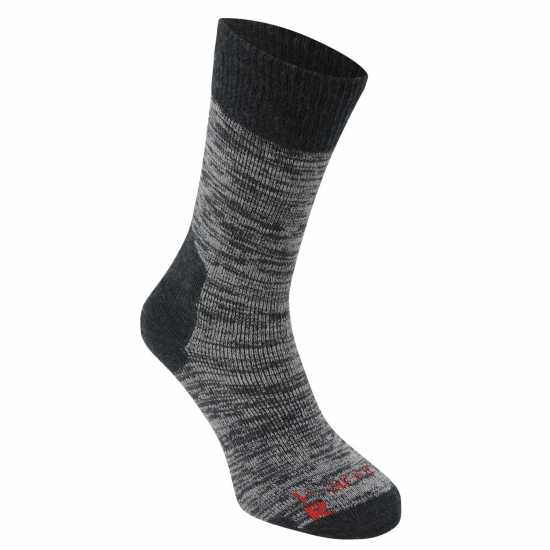 Мъжки Плътни Чорапи Вълнени Мерино Вълна Karrimor Merino Fibre Heavyweight Walking Socks Mens Угъл Мъжки чорапи