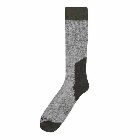Мъжки Плътни Чорапи Вълнени Мерино Вълна Karrimor Merino Fibre Heavyweight Walking Socks Mens Хаки Мъжки чорапи
