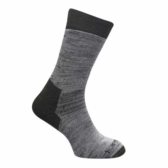 Мъжки Плътни Чорапи Вълнени Мерино Вълна Karrimor Merino Fibre Heavyweight Walking Socks Mens Хаки Мъжки чорапи