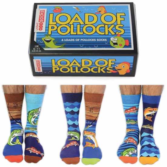 United Oddsocks Load Of Pollocks Socks Gift Set  Мъжки чорапи
