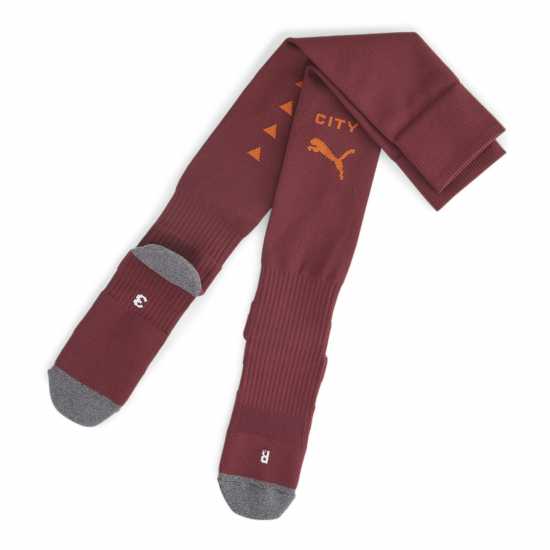 Puma Team Mcfc Striped Socks Replica Football Sock Mens Aubergine Puma Team Mcfc Striped Socks Replica Football Sock Mens Aubergine