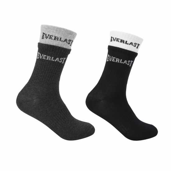 Мъжки чорапи Everlast Ribbed Crew Socks Everlast Ribbed Crew Socks Мъжки чорапи