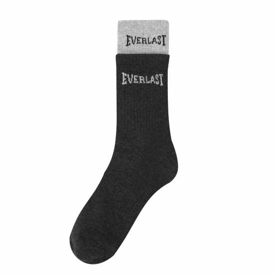Мъжки чорапи Everlast Ribbed Crew Socks Everlast Ribbed Crew Socks Мъжки чорапи